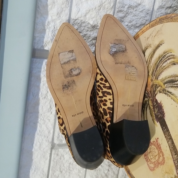 Dolce Vita Animal Print V side Bootie Size 10 fits like 9.5 - Picture 5 of 16